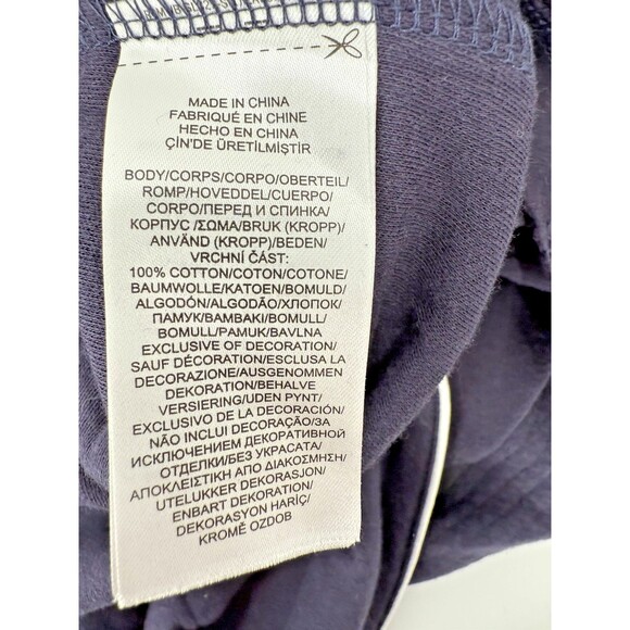 NEW W TAGS Black Label Ralph Lauren Navy Blue Shawl Collar Bath Robe Soft MEDIUM - Picture 14 of 16